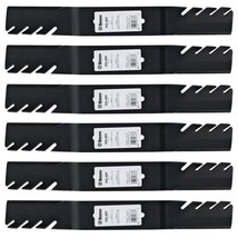 6 Toothed Blades fit John Deere AM100946 AM137324 M74449 M82408 M84472 S... - $88.95