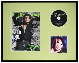 Adam Lambert 16x20 Framed For Your Entertainment CD &amp; 2009 Rolling Stone... - £62.27 GBP