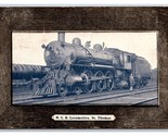 Michigan Central Railroad Locomotive St Thomas Ontario Canada DB Postcar... - $17.77