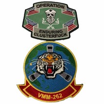VMM-262 Flying Tigers Squadron Patch – Sew On + Operation Enduring Clust... - $22.72
