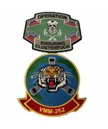 VMM-262 Flying Tigers Squadron Patch – Sew On + Operation Enduring Clust... - £17.87 GBP
