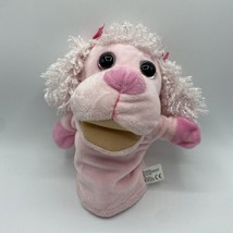 Kellytoy Plush Poodle Dog Hand Puppet Pink Storytime Play Imagination Fun Laugh - £4.90 GBP