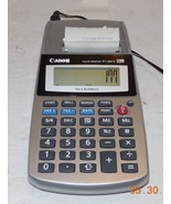 Canon Palm Printer Calculator P1-DH V W/ Big 12 Digit Display Tax &amp; Busi... - £18.99 GBP