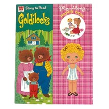 Vintage 1972 Goldilocks Story To Read Coloring Book Paper Dolls Whitman Uncut - £14.64 GBP