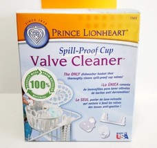 Prince Lionheart Spill Proof Cup Valve Cleaner Dishwasher Accessory NEW - £18.79 GBP