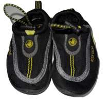 Little Boys Size 6  Body Glove Water Shoes Black Yellow - £2.33 GBP