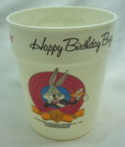 WB Looney Tunes BUGS BUNNY Happy Birthday Elmer Fudd Plastic Children&#39;s Cup - £11.90 GBP