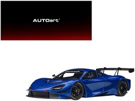 Mclaren 720S GT3 Azure Blue Metallic 1/18 Model Car by Autoart - £144.99 GBP