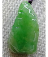 Glassy Ice Green 100% Natural Burma Jadeite Jade Pendant # 19 gram # 95 ... - £1,409.64 GBP