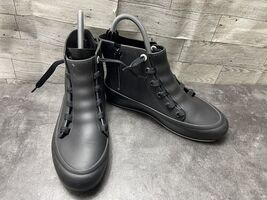 MelissaRain Boots Women  9 M Shoes Black Rubber Pull On Waterproof Faux ... - €16,89 EUR