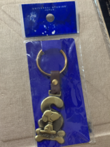 Snoopy Initial Metal Keychain &quot;S&quot; USJ universal studio JAPAN - £14.05 GBP