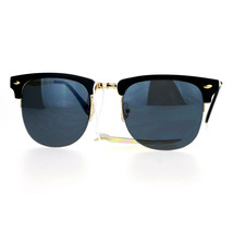 Vintage Classic Designer Sunglasses Half Rim Square Unisex Fashion - £15.57 GBP