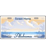 Alabama State Background Blank Novelty Metal License Plate - £17.54 GBP