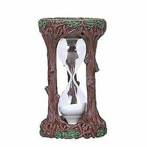 Enchanted Forest Tree Of Life Sand Timer Figurine With Celtic Knotwork Insignia - £26.16 GBP