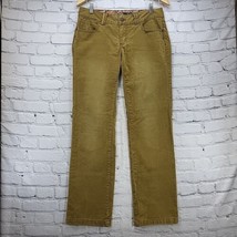 Prana Cords Womens Corduroy Pants Sz 6 Tan  - £31.14 GBP