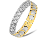 ® Ultra Strength Magnetic Bracelet - Stainless Steel  for Men - Adjustable  - £64.08 GBP