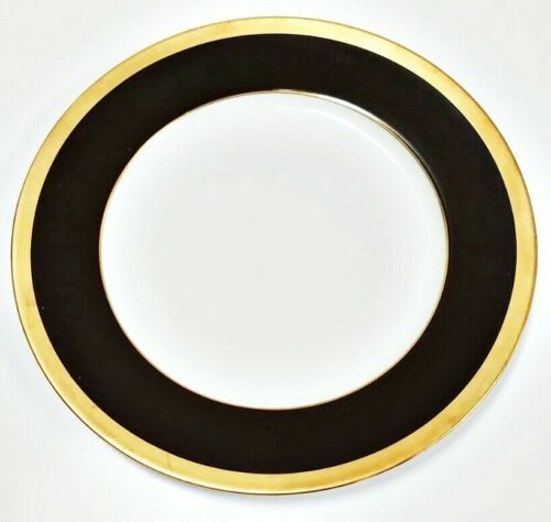 Haviland Limoges Laque De Chine Oro Cerchio - Cioccolato Piatto Piano, 2... - $94.03