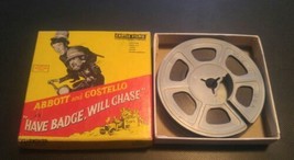 Abbott and Costello 8mm Home Movie Film Have Badge Will Chase Vintage Castle 850 - £19.97 GBP
