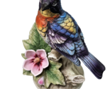 Vintage Andrea by Sadex Parula Warbler Ceramic Bird Figurine 8627 Made i... - $24.99