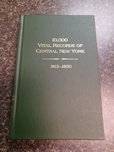 10000 Vital Records of Central New York 1813 - 1850 Genealogy - $34.64