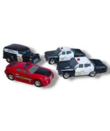 Tonka County Hasbro Diecast Police Car 2015 Fire Truck Lot 4 Loose - $13.42 CAD