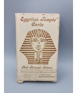 Egyptian Temple Cards 1970s Past Present Future Original 54 Cards Box Bo... - $41.56