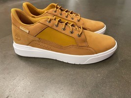 NEW TIMBERLAND MEN&#39;S ALLSTON LOW LACE SNEAKER WHEAT NUBUCK A65RW ALL SIZES - £127.59 GBP