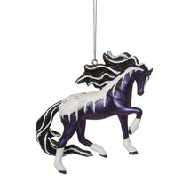 TRAIL OF PAINTED PONIES Frosted Black Magic Ornament~3.3&quot; Tall~20th Anni... - $24.09