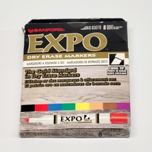 8 Vintage Sanford Expo Dry Erase Markers Chisel Tip Mix Color New Old St... - $807.01 MXN