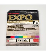 8 Vintage Sanford Expo Dry Erase Markers Chisel Tip Mix Color New Old St... - $807.01 MXN