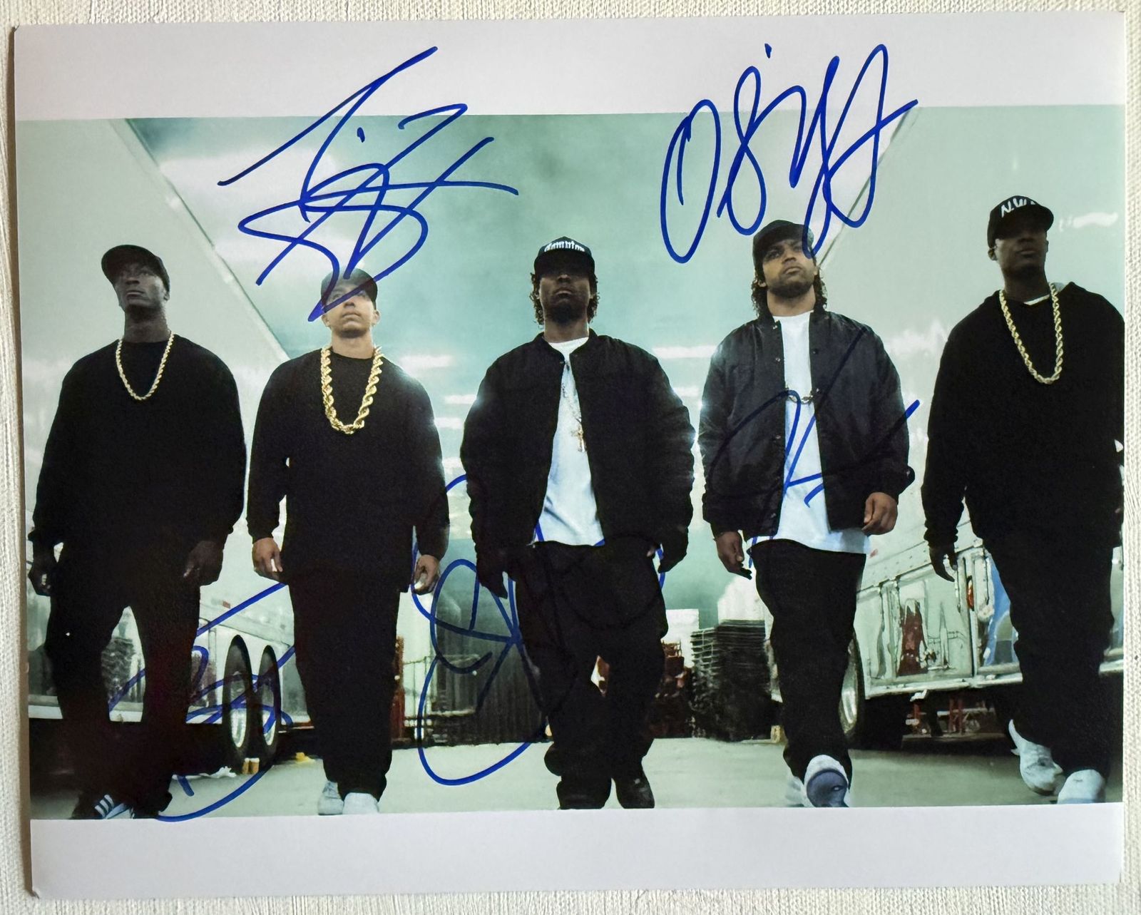 Straight Outta Compton Cast Autographed Signed Glossy 8x10 Photo