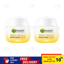 2 Cream Garnier Skin Naturals Bright Complete Serum SPF 30 PA+++ 50 ml - £32.76 GBP