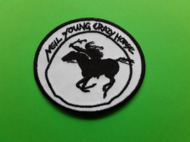 NEIL YOUNG ROCK POP BLUES MUSIC SINGER EMBROIDERED PATCH  - £3.94 GBP