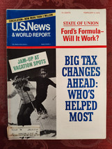 U S NEWS World Report Magazine February 2 1976 Gerald Ford&#39;s State Of Th... - £11.28 GBP