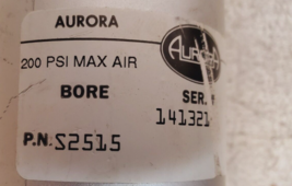 Aurora Pneumatic Cylinder S2515 | 200PSI Max Air | Stroke 7.000 - £49.43 GBP