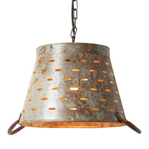 Irvins Country Tinware Olive Bucket Pendant - £85.41 GBP
