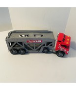 Kid Galaxy  2019 CAR CARGO Carrier Semi Truck - Red CabOver With Gray Tr... - $17.29