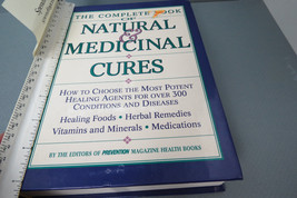 The Complete Book of Natural and Medicinal Cures 1994 Hardcover Extensive Index - £6.91 GBP