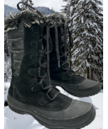THE NORTH FACE NUPTSE PURNA BOOT WOMEN&#39;S SHINY TNF Black A0Z3 size 9 - $75.05