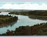 Connecticut River and Holyoke MA From Mount Tom Massachusetts UNP DB Pos... - $2.92