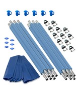 Trampoline Replacement Safety Enclosure Poles &amp; Hardware - Straight Pole... - $1,714.42 MXN+