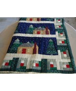 Beautiful Hand Crafted Cabin In The Woods Quilt - 1996 - VGC - BEAUTIFUL... - $202.20 CAD