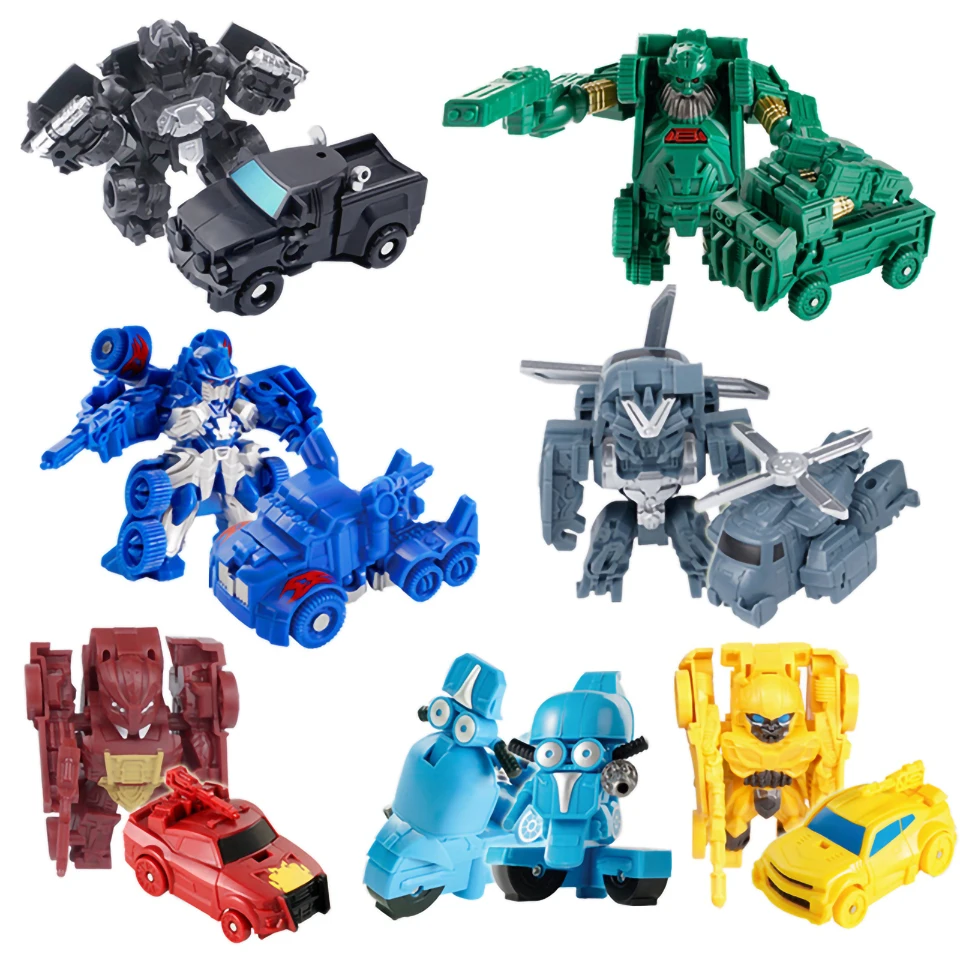 2022 New Motorcycle Robot Model Anime Action Figures Car Toys For Boy Mini - £11.72 GBP+