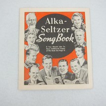 Vintage 1937 Alka-Seltzer Song Book Miles Laboratories Medical Ads &amp; Radio Stars - £7.91 GBP