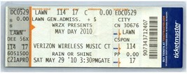 Puddle Of Mudd May Day Ticket Stub May 29 2010 Noblesville Indiana - £11.39 GBP