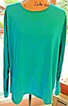 Great Northwest Blue Womens Pullover Casual 3X Long Sleeve Top Shirt SKU... - $130.77 MXN