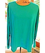 Great Northwest Blue Womens Pullover Casual 3X Long Sleeve Top Shirt SKU... - $6.88