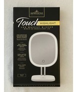 IMPRESSIONS VANITY Company Touch Highlight LED Makeup Mirror New In Box - $34.65