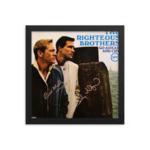 The Righteous Brothers signed &quot;Go Ahead And Cry&quot; single album Reprint - £59.81 GBP