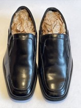 Stacy Adams Felton Black Dress Leather Shoes Slip On 20113 001 Men&#39;s US Size 8W - £5.34 GBP